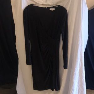 Sequin, faux wrap dress. Never worn!